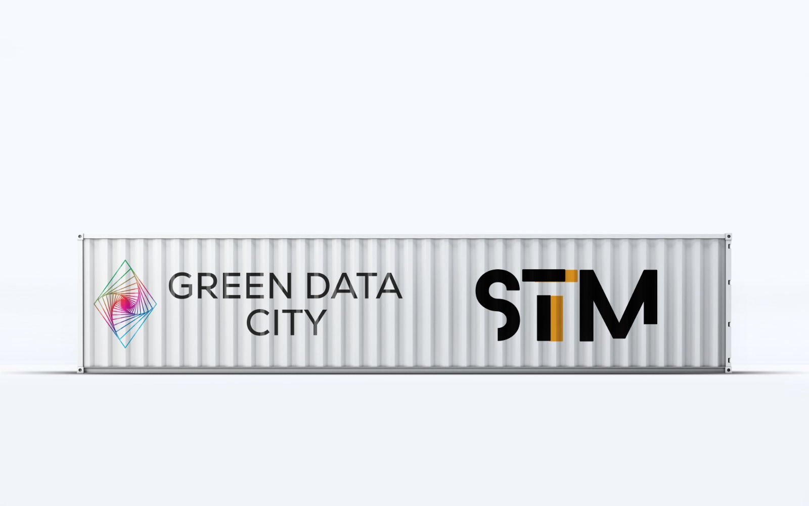 Green Data City and STM branded container